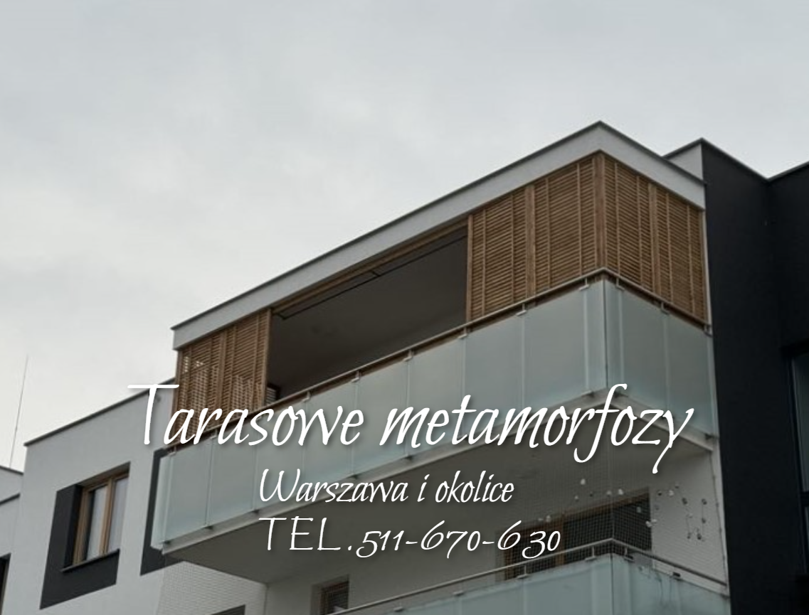 Zabudowa balkonu / montaż bezinwazyjny