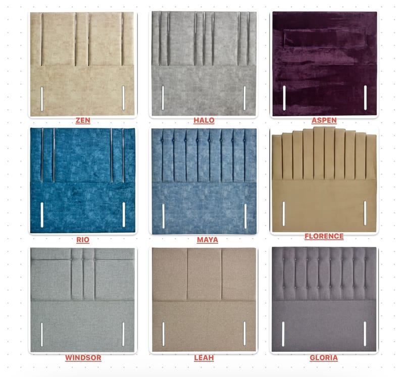 Floor standing headboards