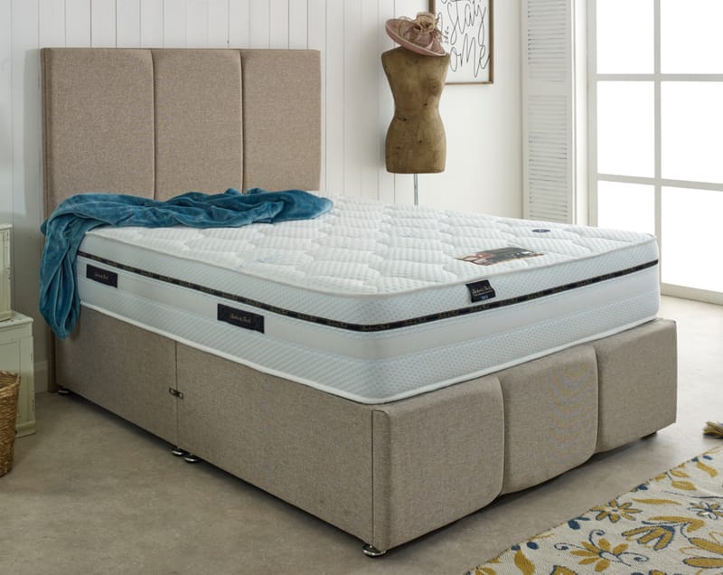 Matching headboard and footboard base