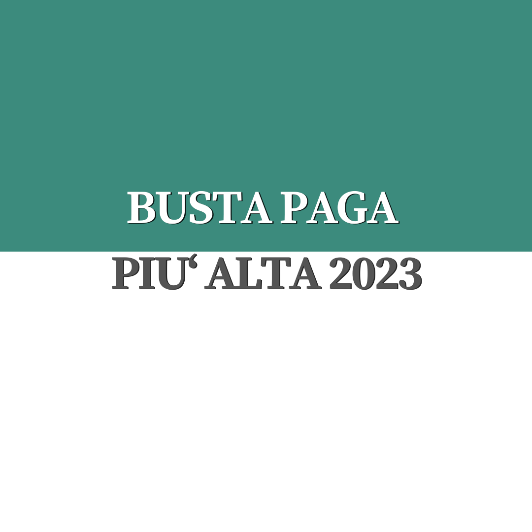 Busta paga più alta per il 2023