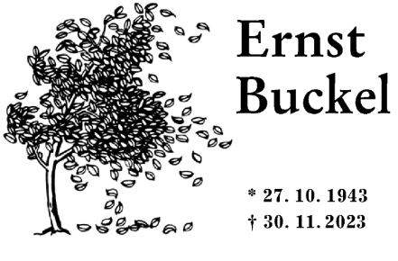 Nachruf Ernst Buckel