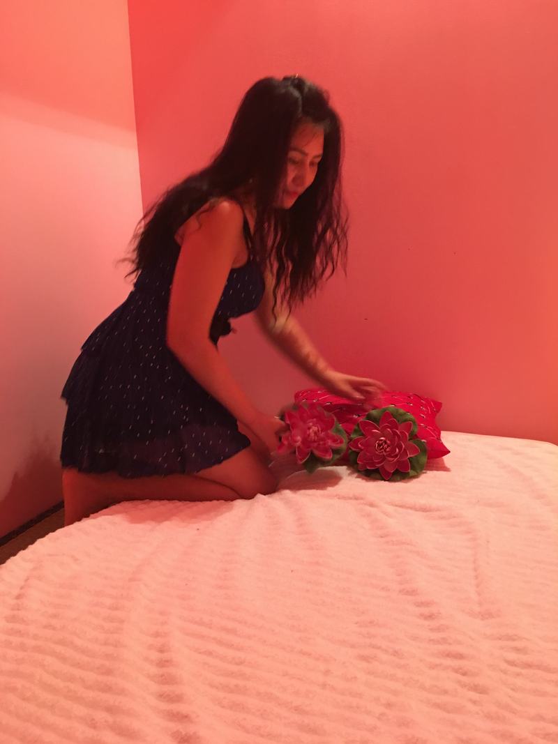 Massage huile chaude