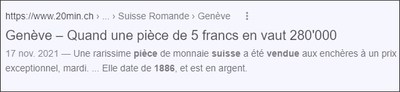 La numismatique image