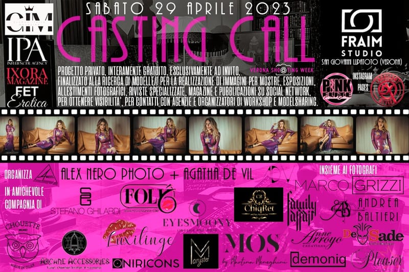 CASTING CALL Verona 29 aprile 2023