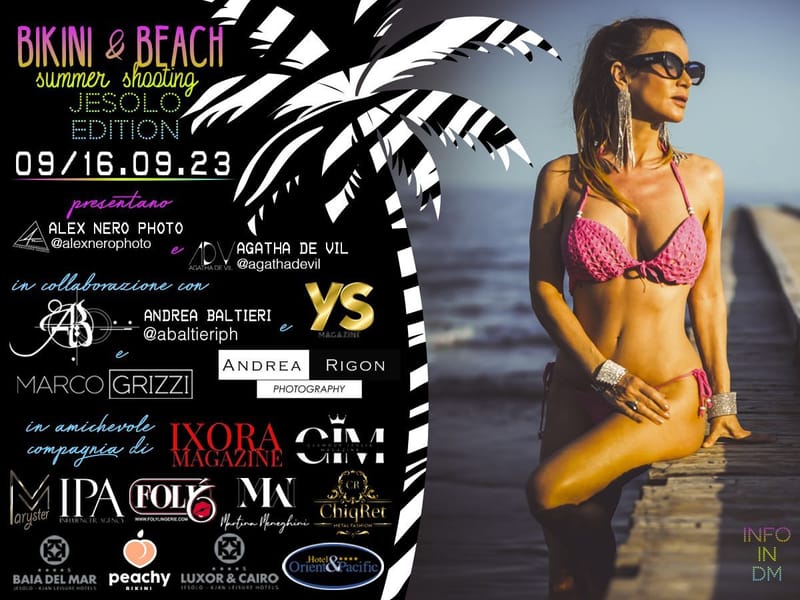 BIKINI & BEACH SUMMER SHOOTING JESOLO EDITION dal 9 al 16 settembre 2023
