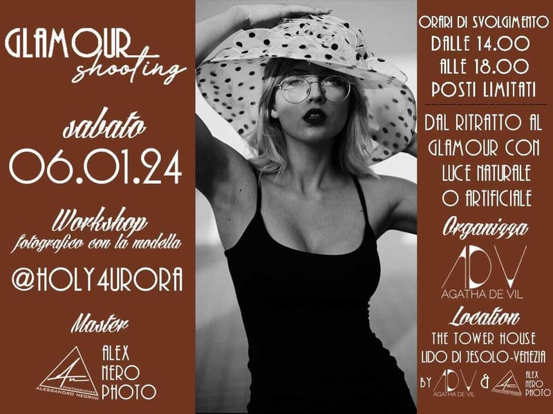 Glamour shooting 6 gennaio 2024