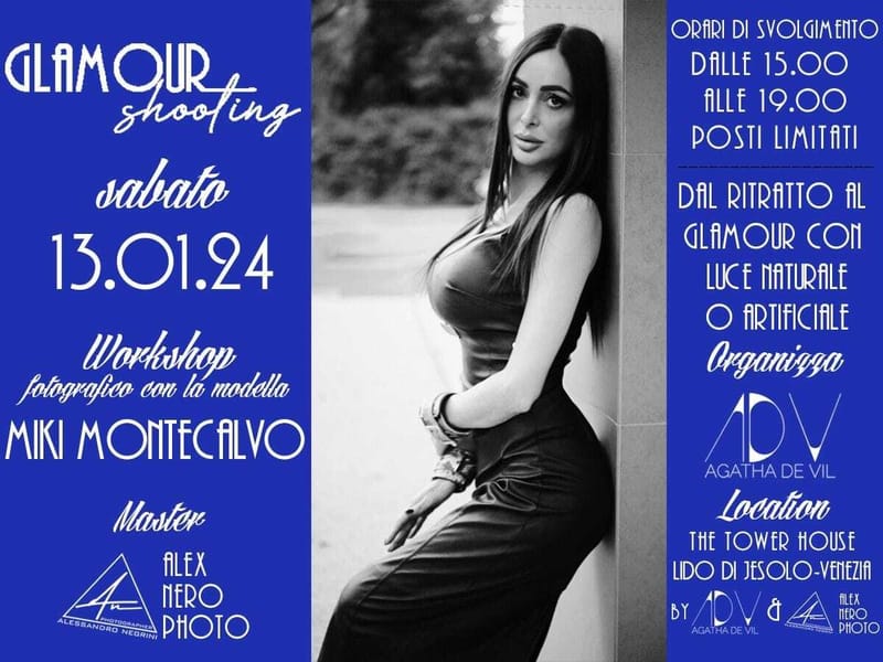 Glamour shooting 13 gennaio 2024