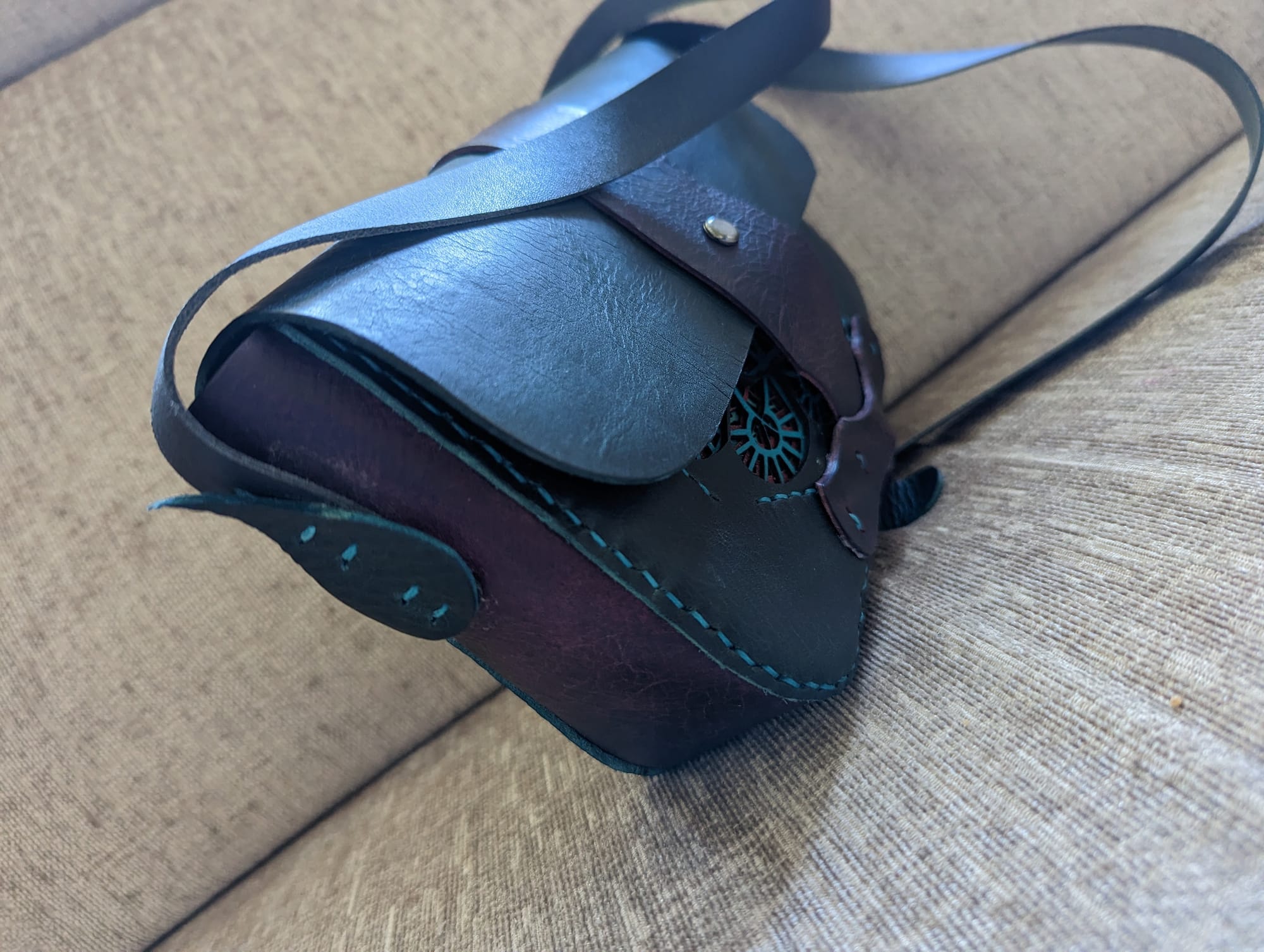 Day of the Dead bespoke leather Handbag