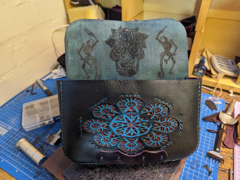 Day of the Dead Mandala Handbag