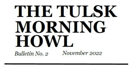 The Tulsk Morning Howl, Bulletin No. 2