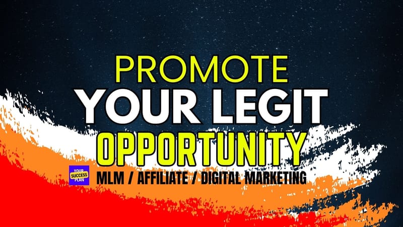 Promote Your Legit Business