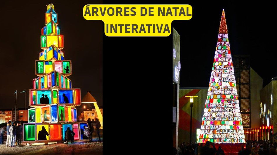 Vários projetos natalinos para comunidade