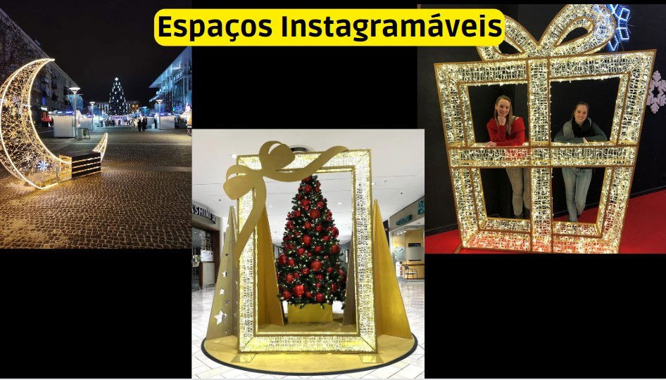 Vários projetos natalinos para comunidade