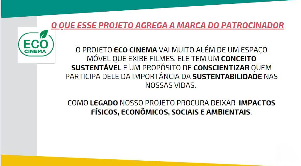 Cinema Itinerante Sustentável