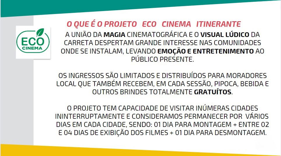 Cinema Itinerante Sustentável