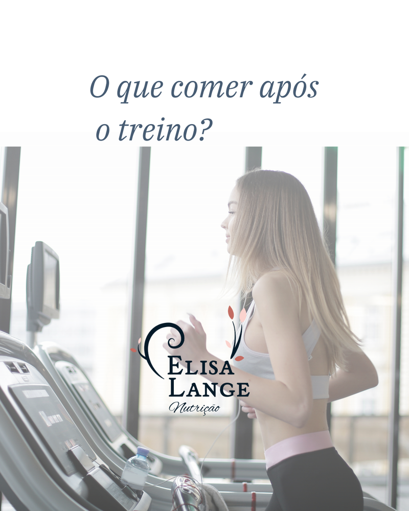 O que comer após o treino?