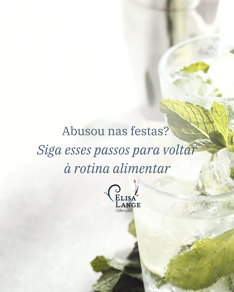 Abusou nas festas? Só volta!