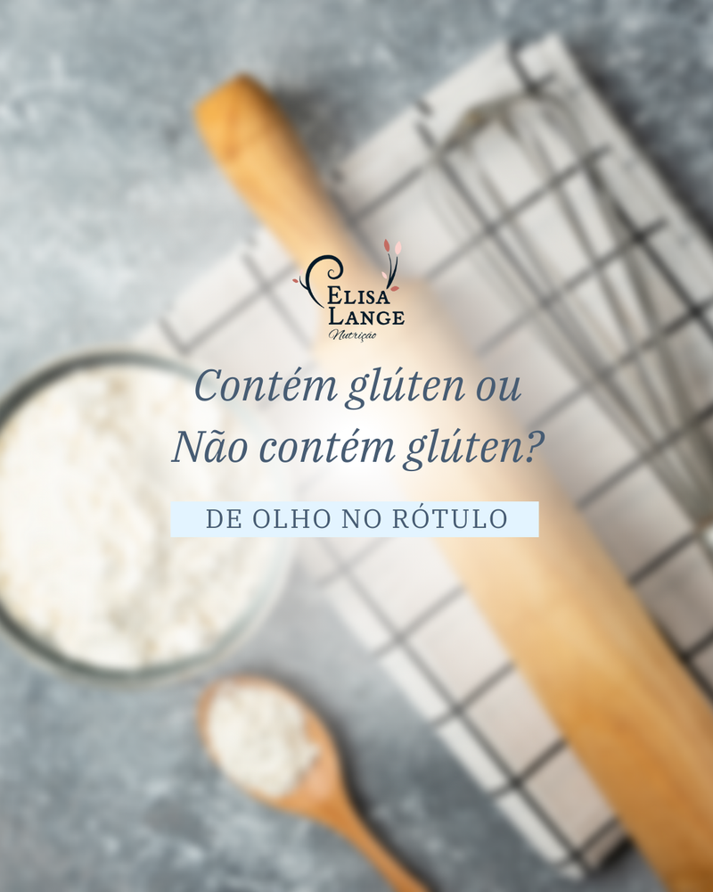 Contém ou não contém glúten?