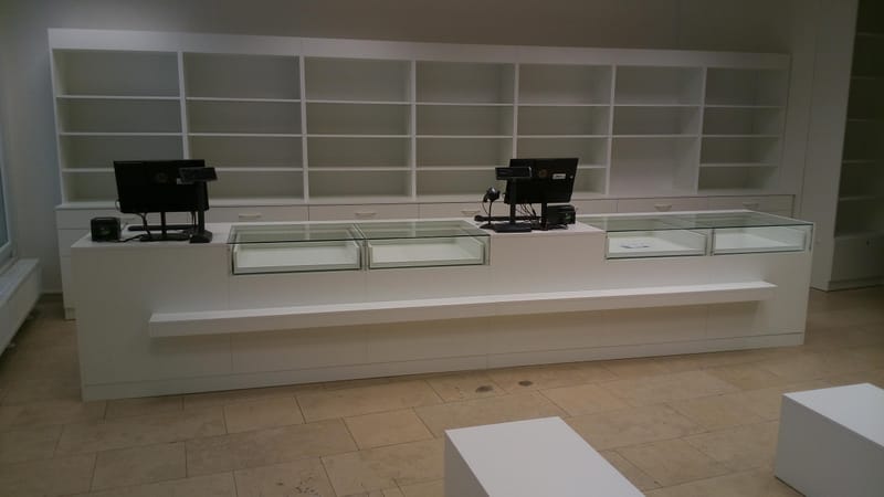 Interiér prodejny zdravotnických potřeb Přerov