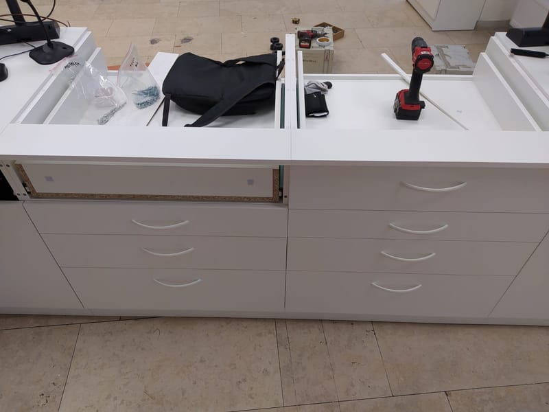 Interiér prodejny zdravotnických potřeb Přerov