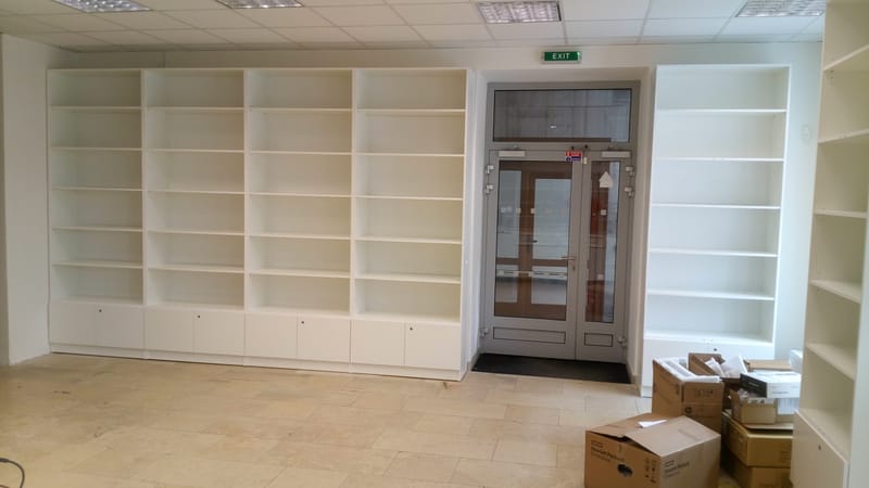 Interiér prodejny zdravotnických potřeb Přerov