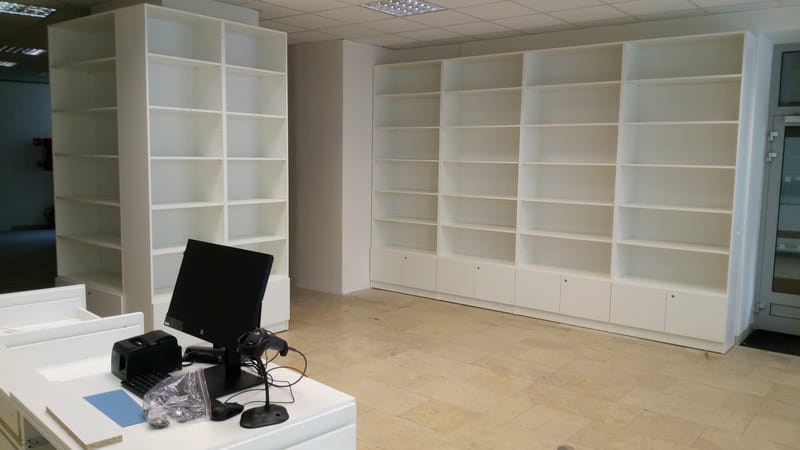 Interiér prodejny zdravotnických potřeb Přerov