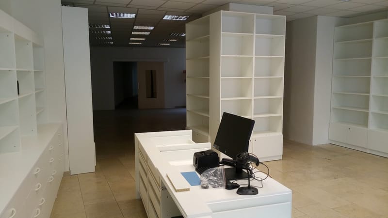 Interiér prodejny zdravotnických potřeb Přerov