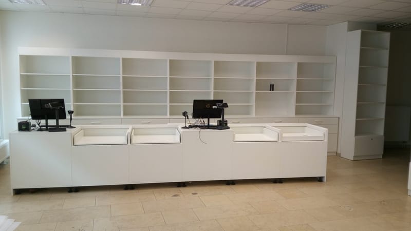 Interiér prodejny zdravotnických potřeb Přerov