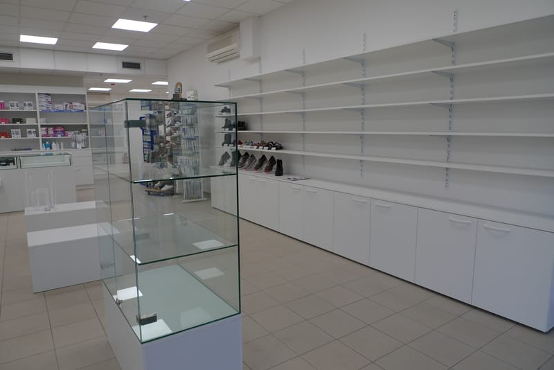Interiér prodejny zdravotnických potřeb Ostrava