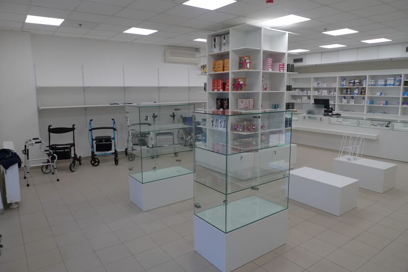 Interiér prodejny zdravotnických potřeb Ostrava