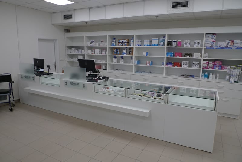 Interiér prodejny zdravotnických potřeb Ostrava