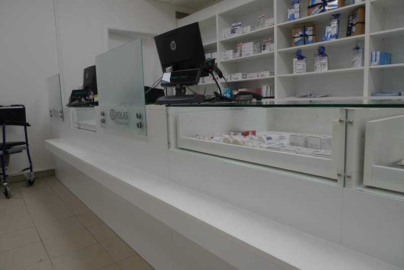 Interiér prodejny zdravotnických potřeb Ostrava