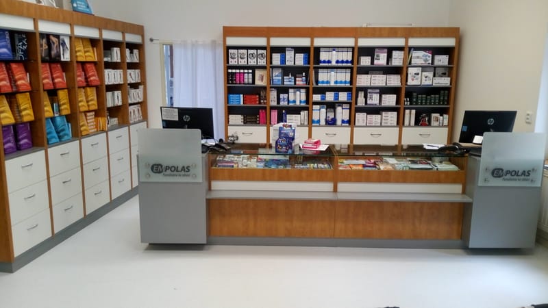 Interiér prodejny zdravotnických potřeb  Brno