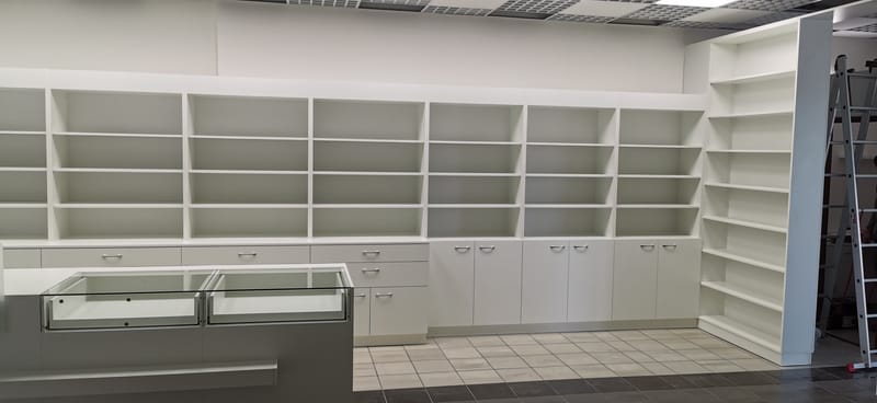 Interiér prodejny zdravotnických potřeb  Olomouc