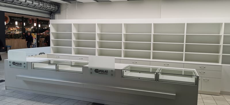 Interiér prodejny zdravotnických potřeb  Olomouc