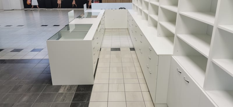 Interiér prodejny zdravotnických potřeb  Olomouc