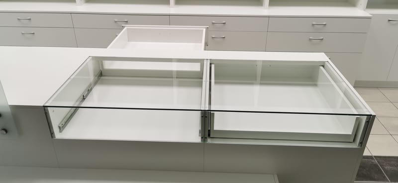 Interiér prodejny zdravotnických potřeb  Olomouc