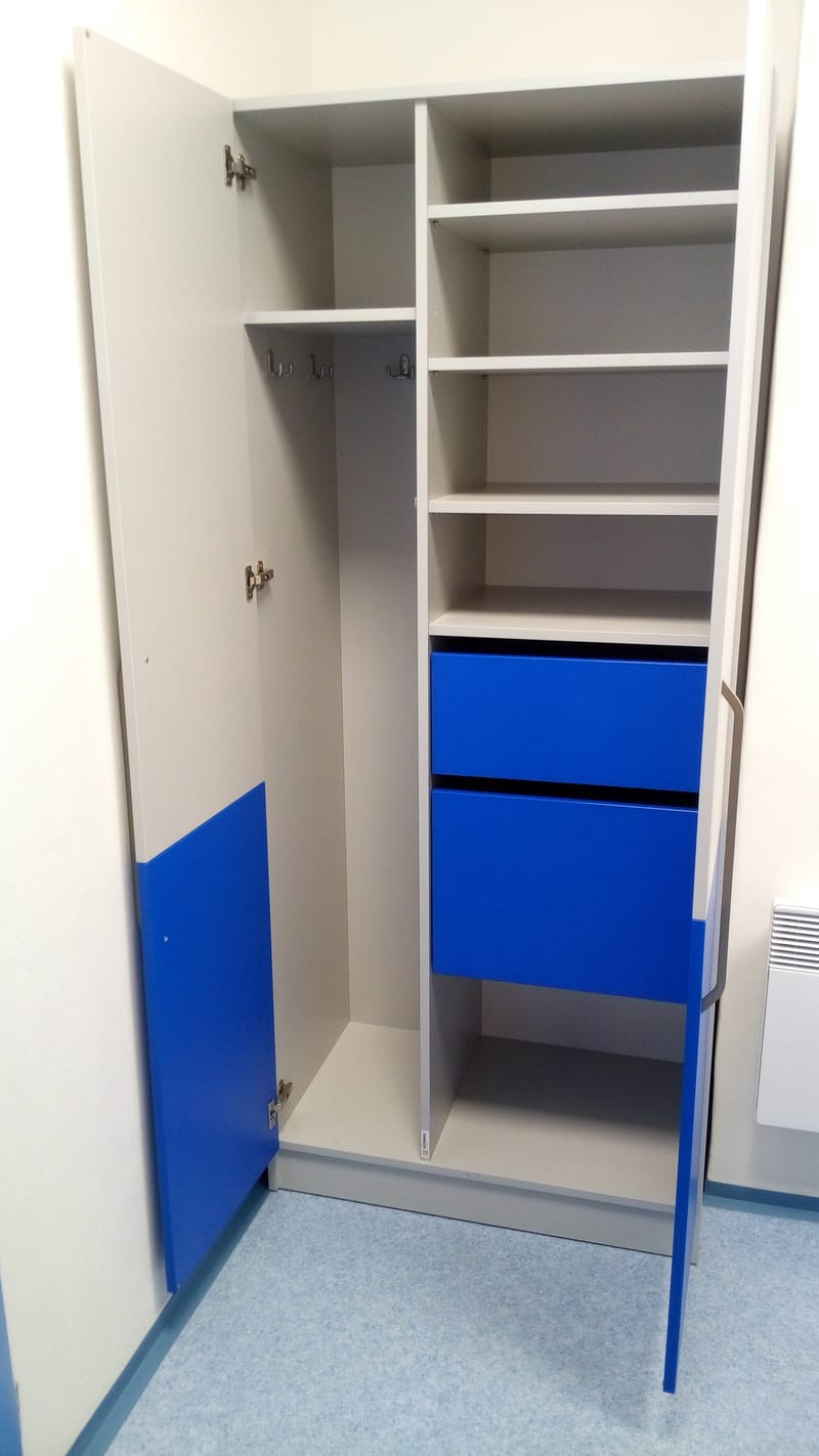 Skříně do zázemí vodárenského objektu