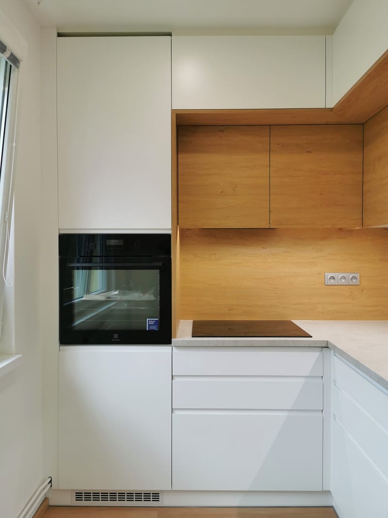 Kuchyně dub s bílou