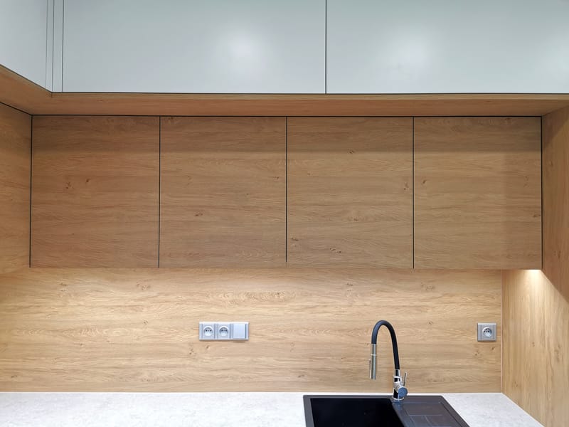 Kuchyně dub s bílou