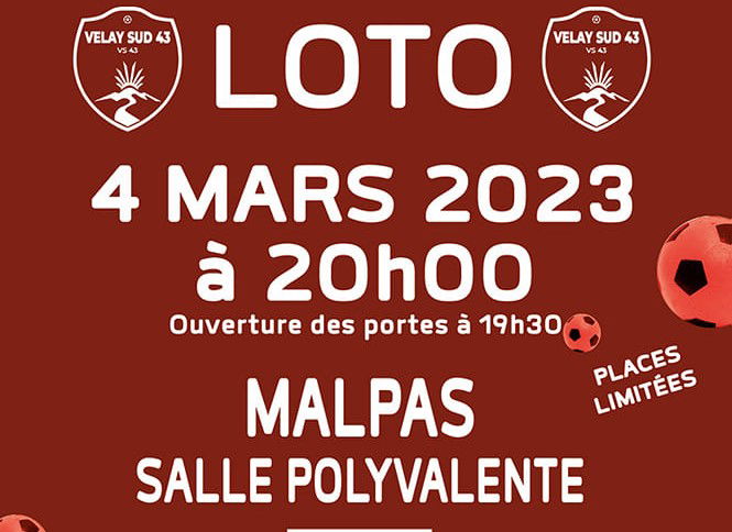 LOTO DU CLUB SAMEDI 4 MARS 2023