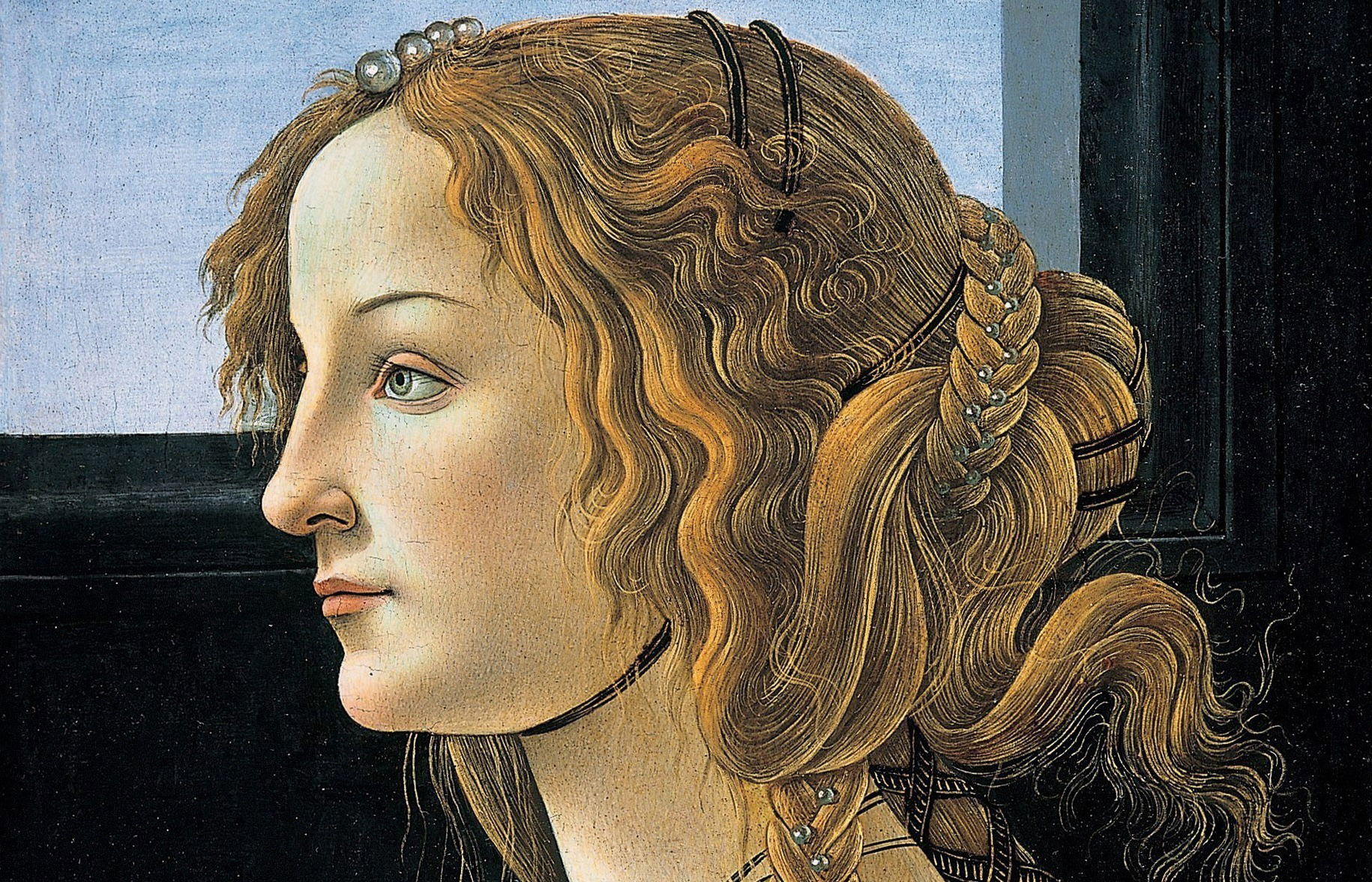 Sandro Botticelli, Simonetta Vespucci's portrait. 1476-1480