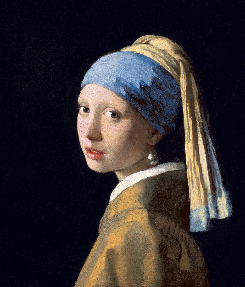 Johannes Vermeer, Young Girl wit a Pearl, 1665.