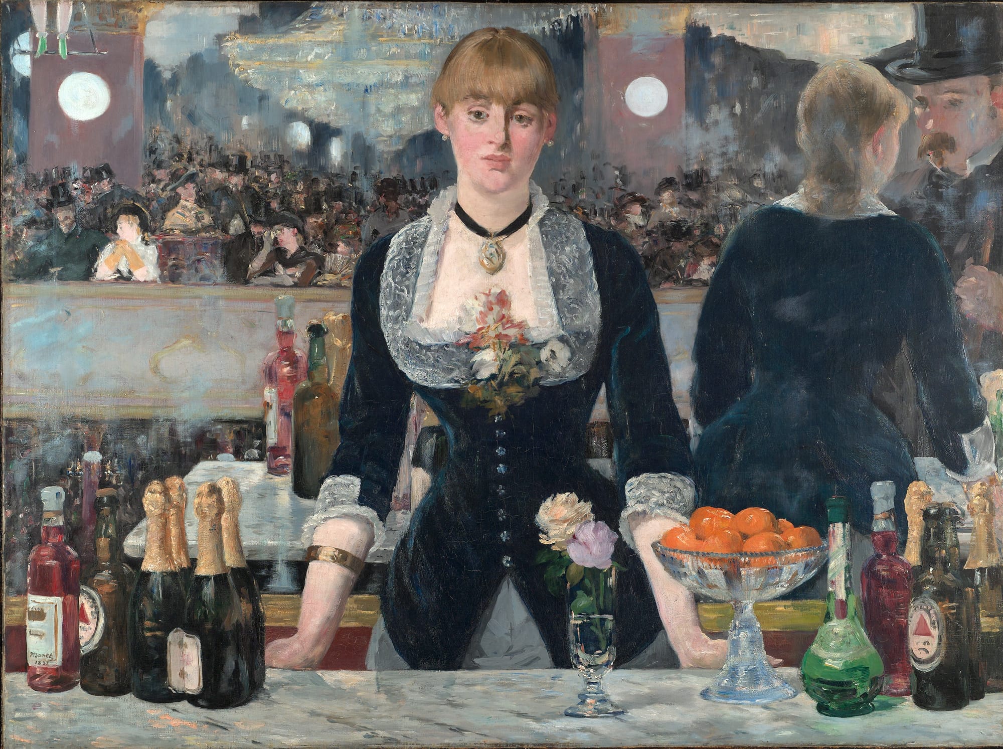 Edouard Manet, A bar at the Folies-Bergères, 1882.