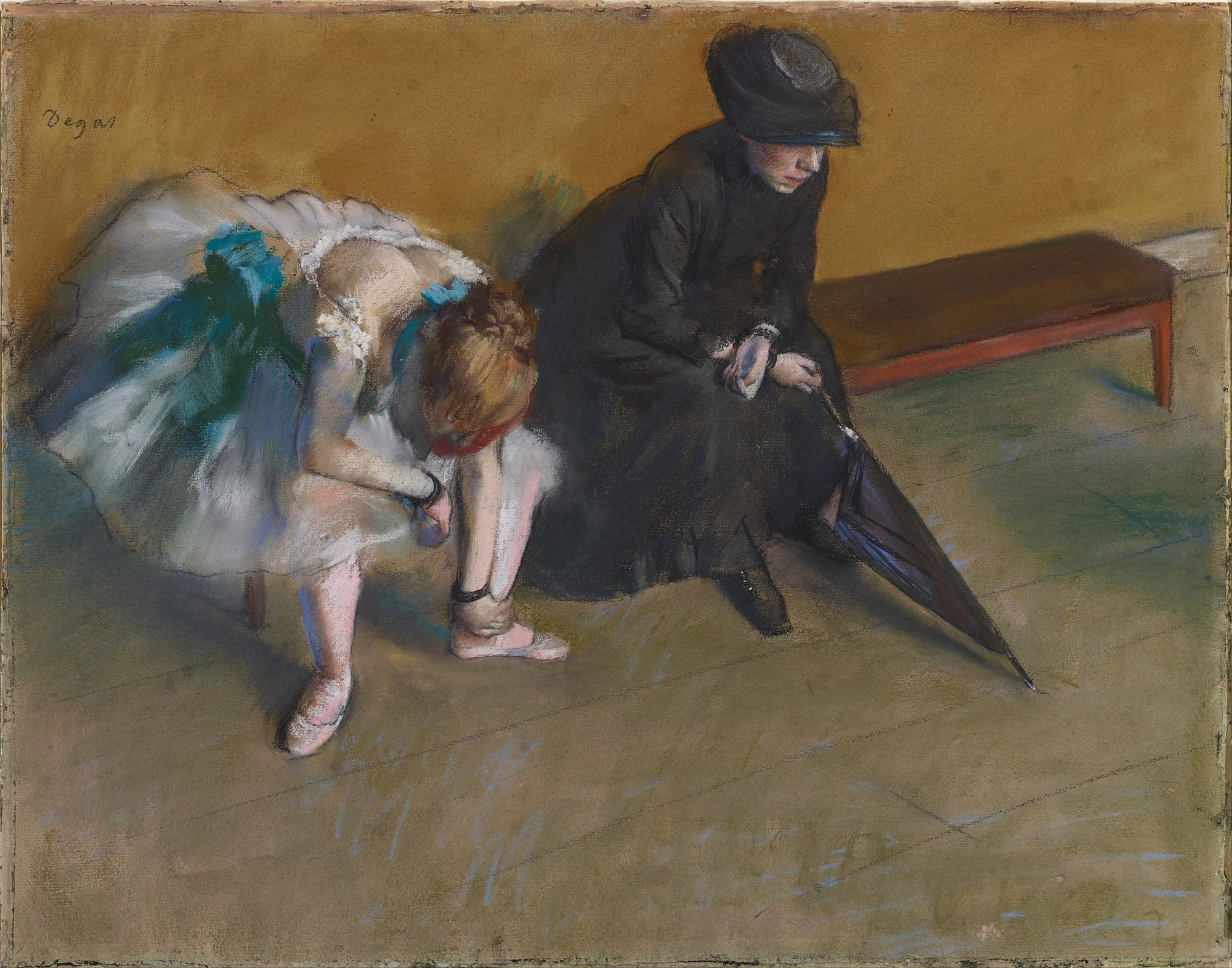 E. Degas, L'attente /Waiting 1880-1882