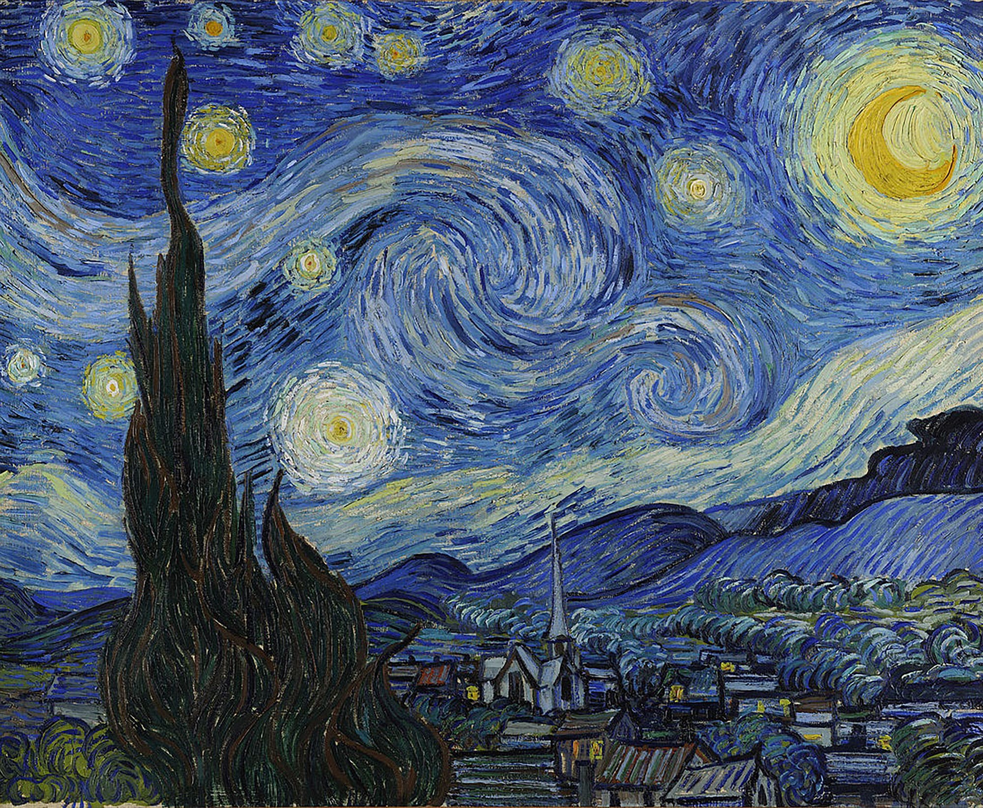 V. Van Gogh, The Starry Night, 1889