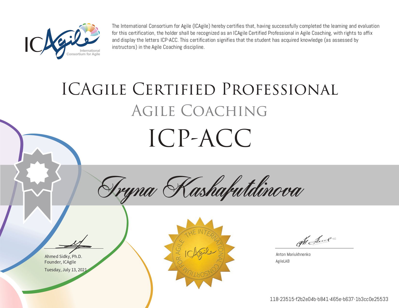 Agile Coach ICP ACC