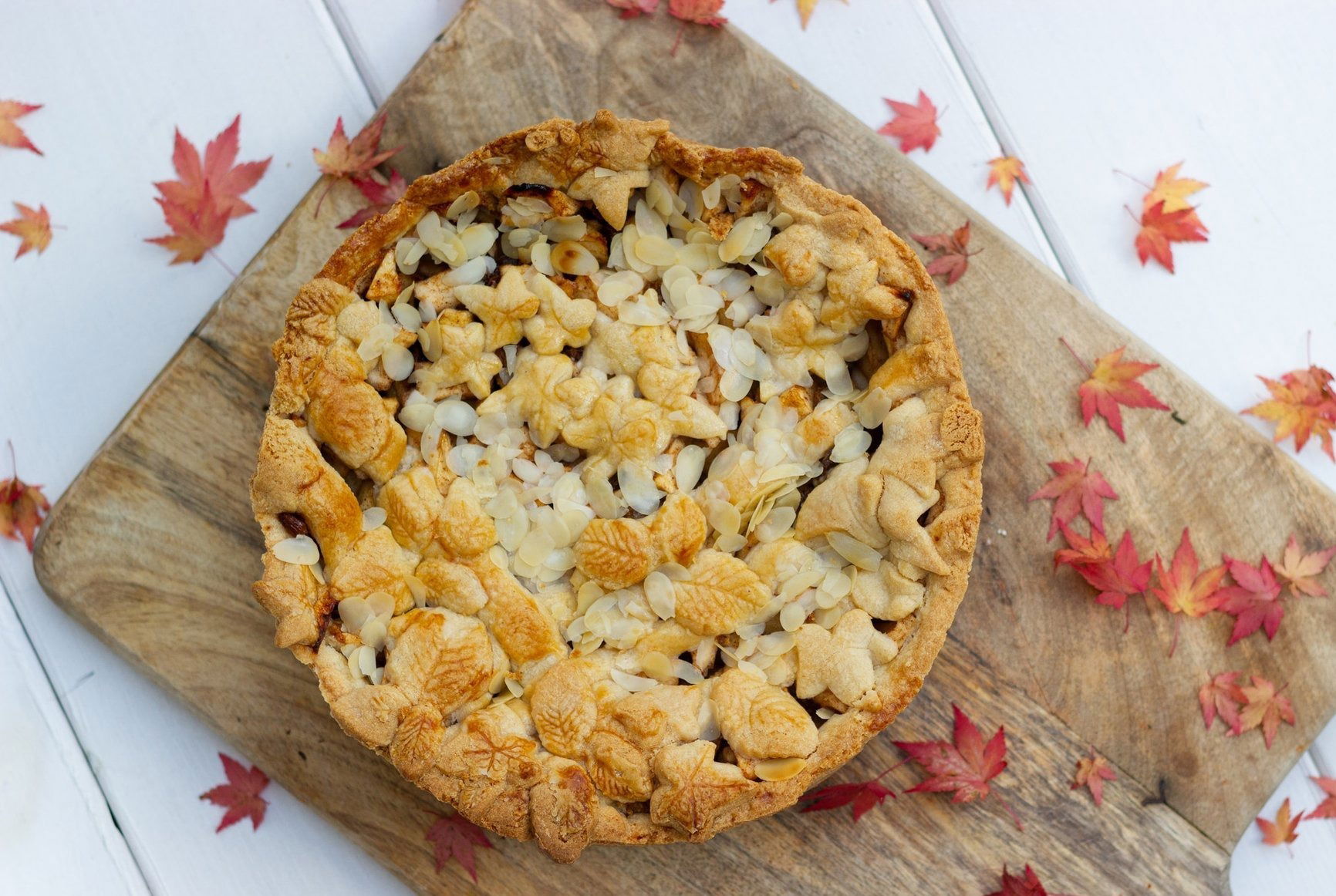 Crumble de pommes reinette au safran