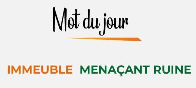 #𝐌𝐨𝐭_𝐝𝐮_𝐣𝐨𝐮𝐫 | 𝐈𝐌𝐌𝐄𝐔𝐁𝐋𝐄 𝐌𝐄𝐍𝐀Ç𝐀𝐍𝐓 𝐑𝐔𝐈𝐍𝐄