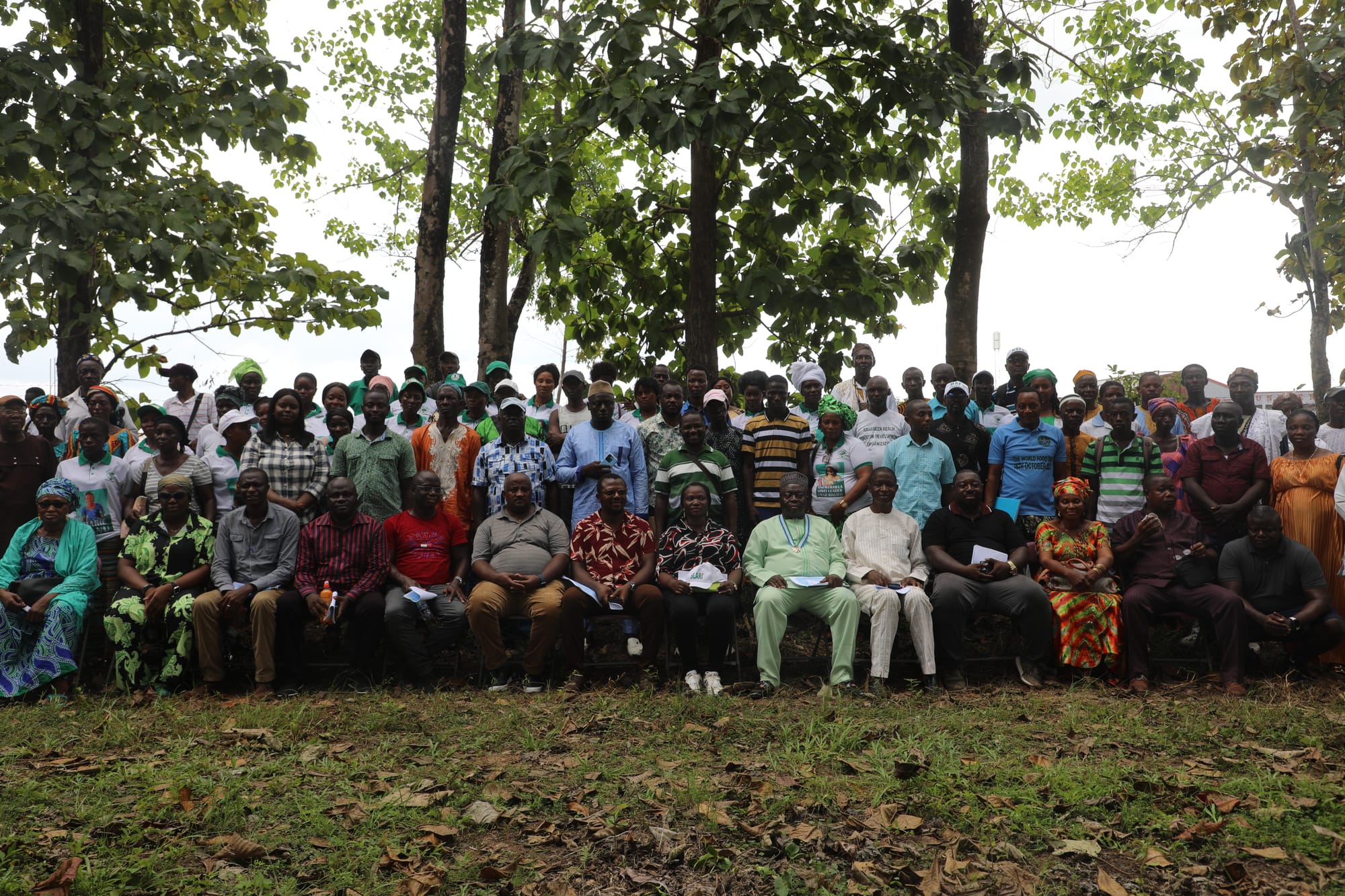 The World Bank Team and FSRP PIU engaged project beneficiaries and other stakeholders during the second Support Mission at Camp Charlie, Mile 91, Tonkolili district